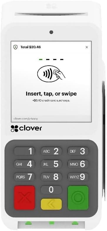 Clover Compact countertop payment terminal ready for setup