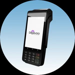 Dejavoo P3 countertop payment terminal with built-in receipt printer